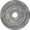 Ekena Millwork Wreath Ceiling Medallion (Canopies up to 6"), 21 1/8"OD x 3 5/8"ID x 7/8"P, Ultra Pure White Crackle CM21WRUWC - alternate 1